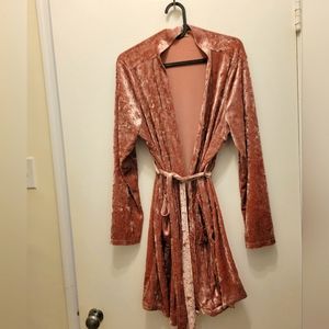 Velvet Woman's robe